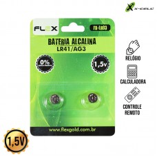 Cartela 2un Bateria Alcalina LR41/AG3 FX-LR03 X-Cell